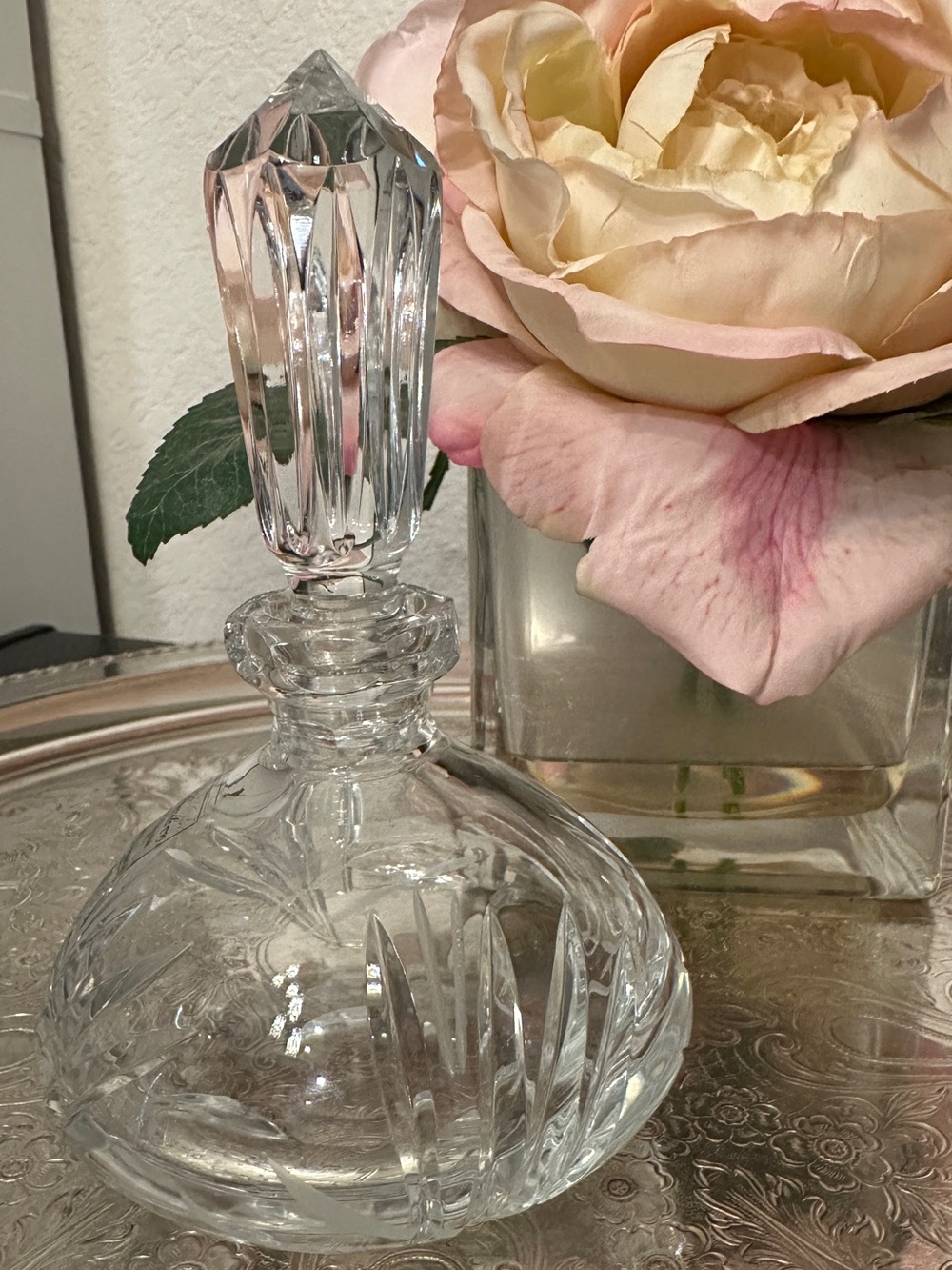 Crystal perfume bottle